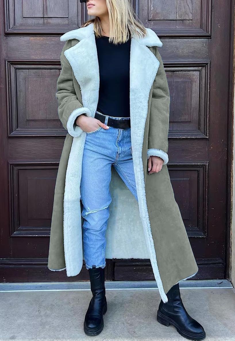 Women's Plain Thicken Loose Coat