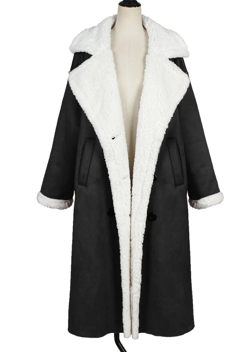 Women's Plain Thicken Loose Coat