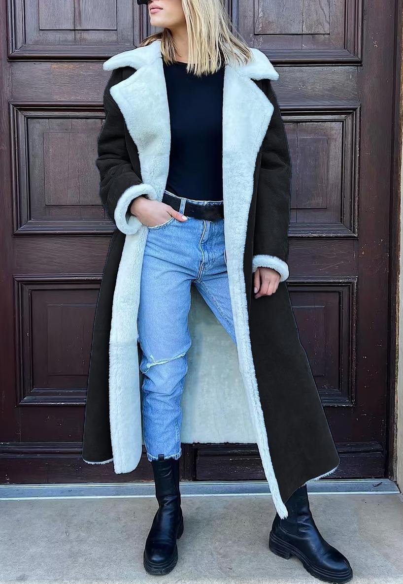 Women's Plain Thicken Loose Coat