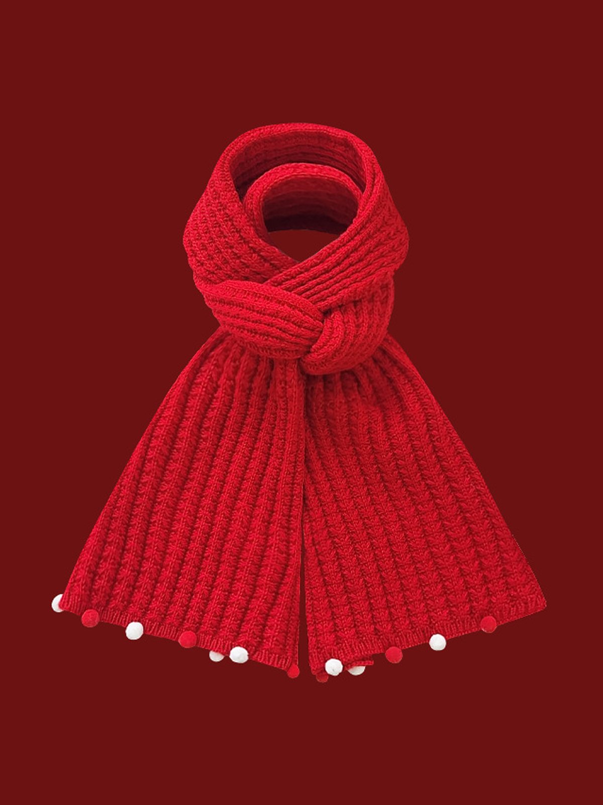 Christmas Casual Plain Scarf