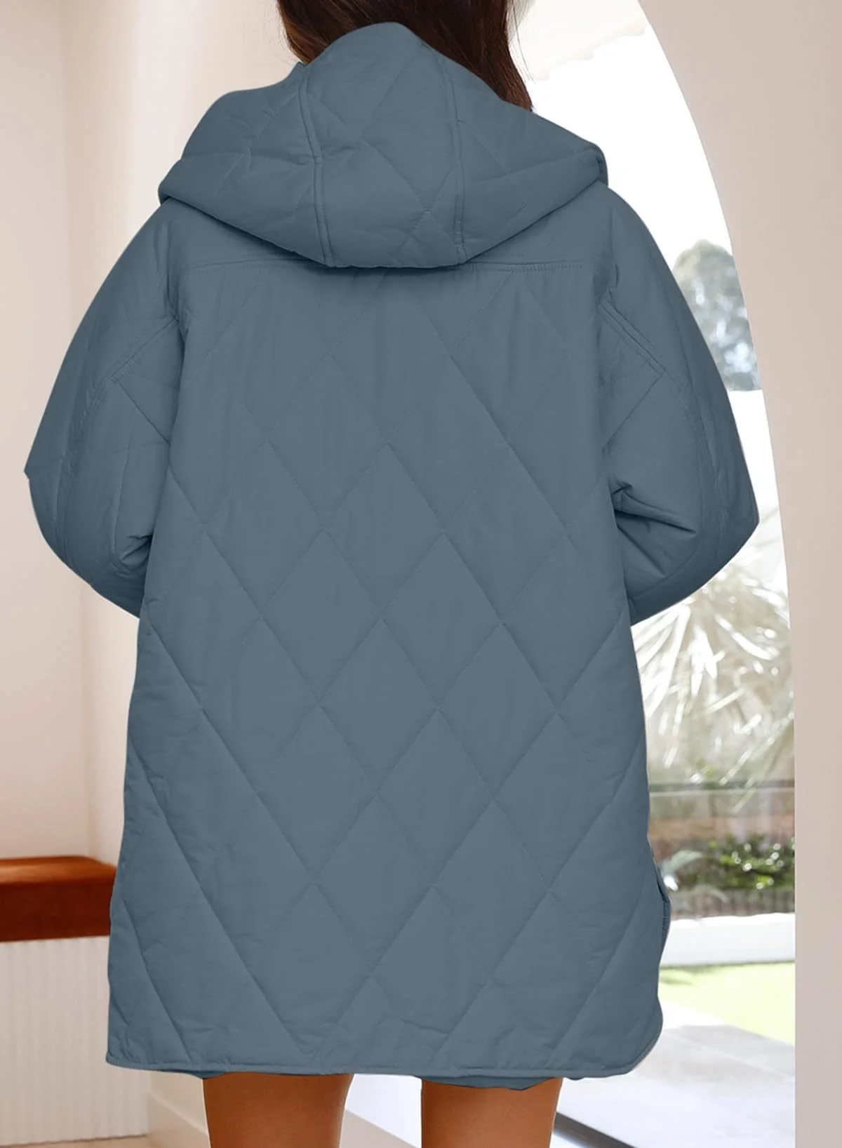 Women's Plain Heavyweight Loose Padded Jacket