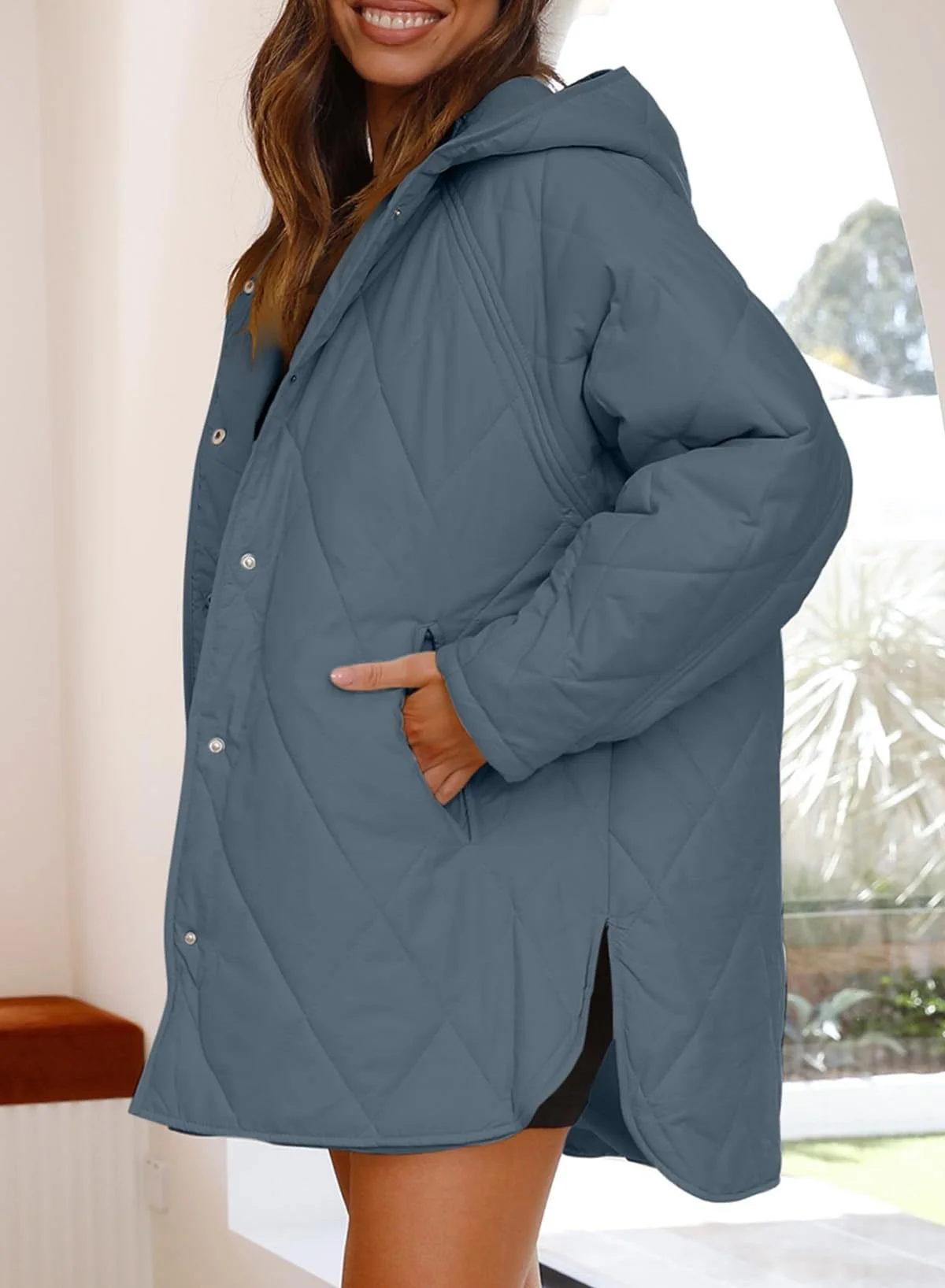 Women's Plain Heavyweight Loose Padded Jacket