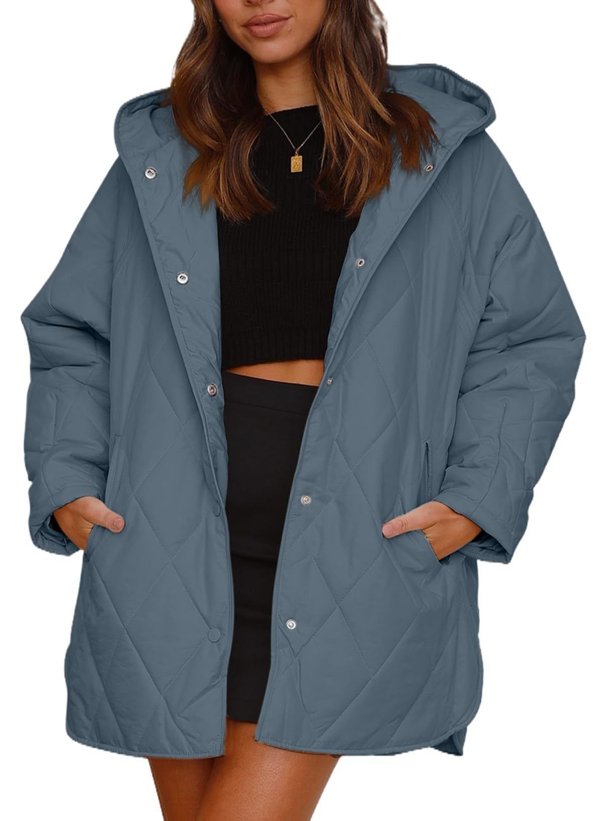 Women's Plain Heavyweight Loose Padded Jacket