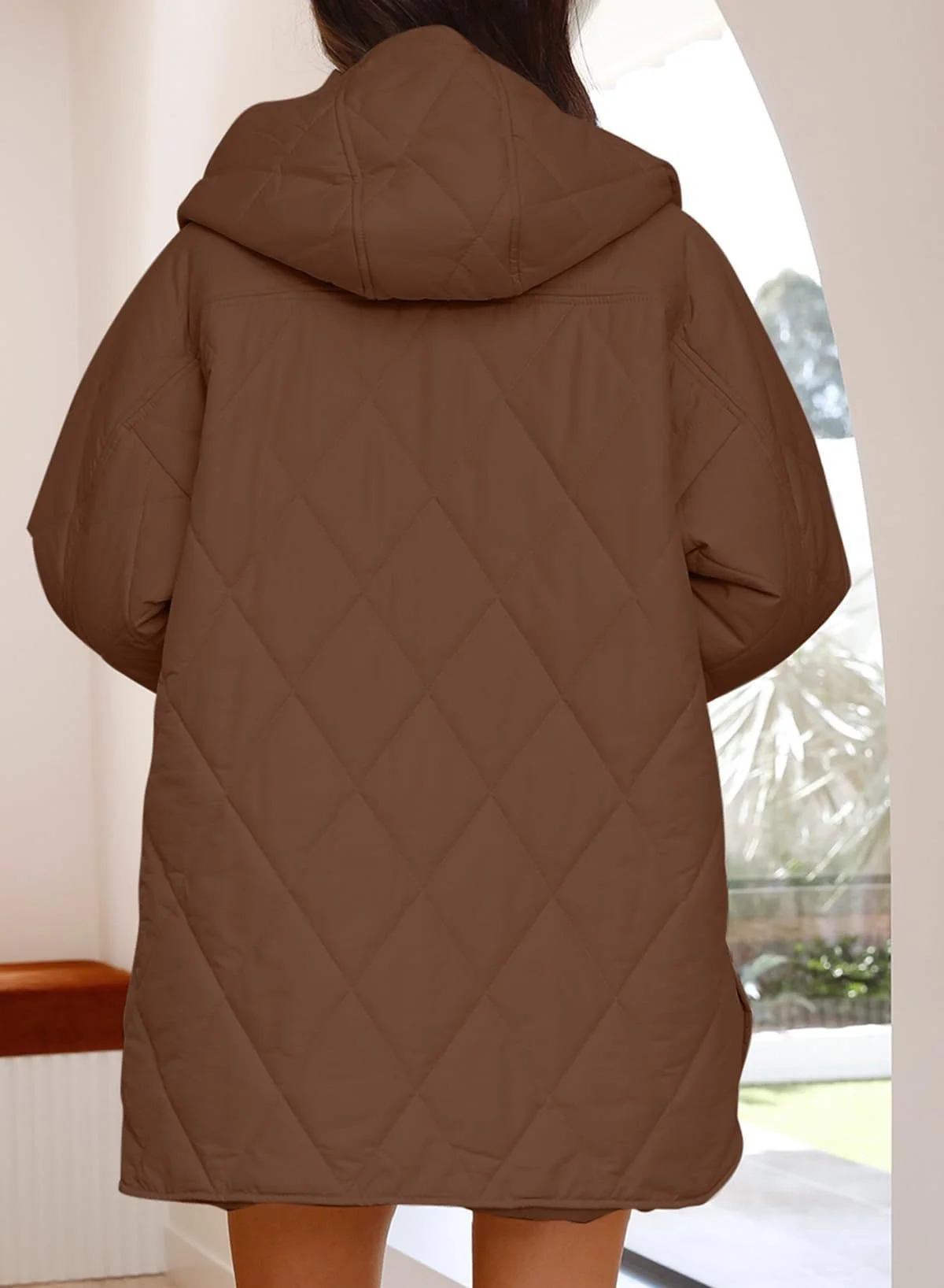 Women's Plain Heavyweight Loose Padded Jacket