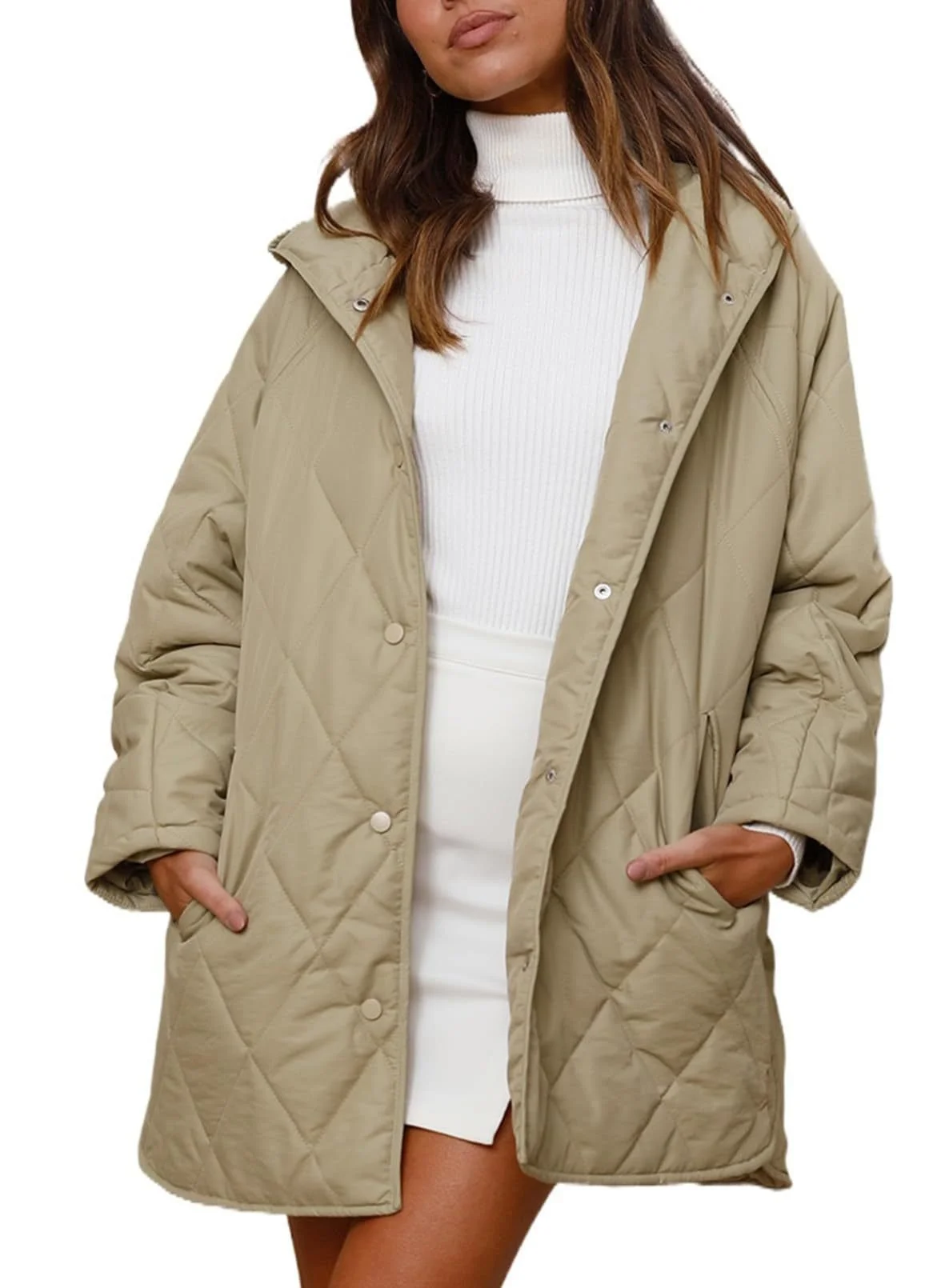 Women's Plain Heavyweight Loose Padded Jacket