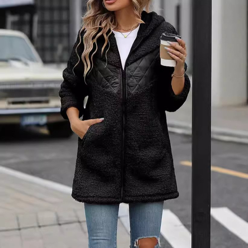 Women's Plain Thicken Loose Jacket