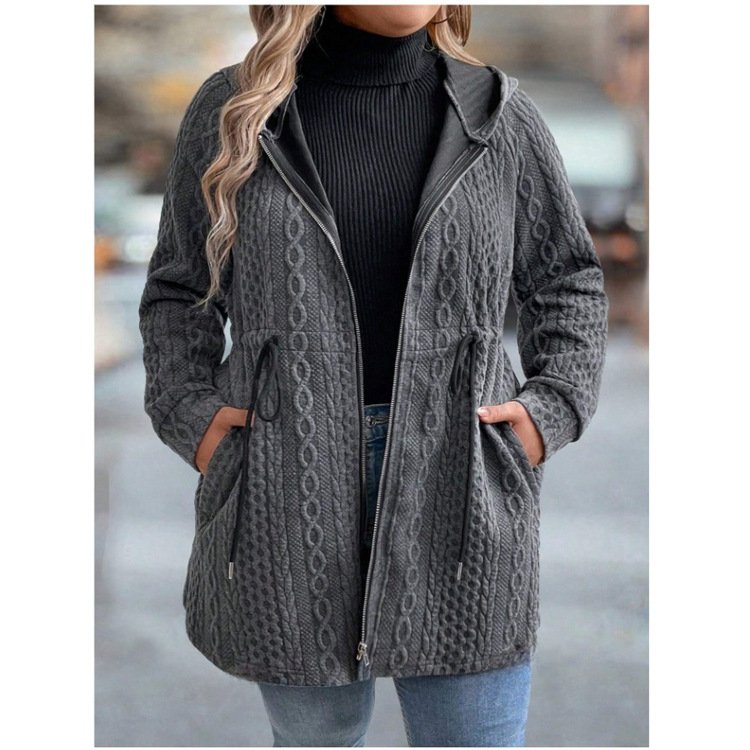 Women's Plain Thicken Loose Jacket