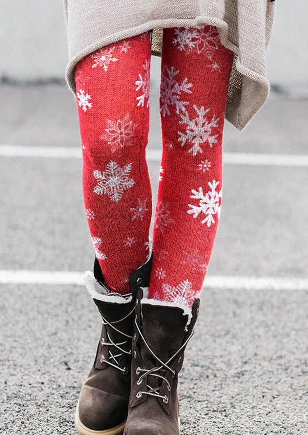 Casual Christmas Long Leggings