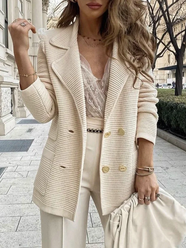 Women's Plain Regular Regular Fit Blazer