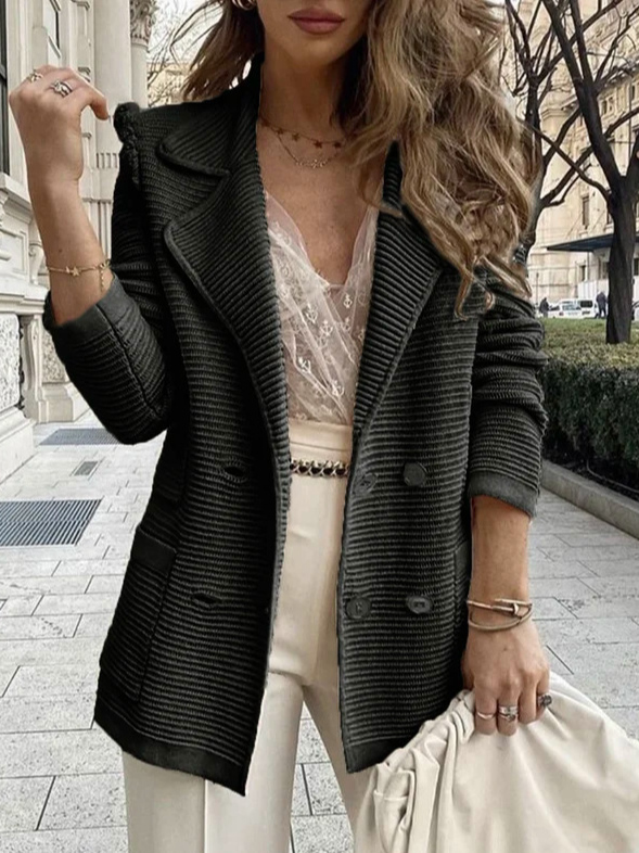 Women's Plain Regular Regular Fit Blazer