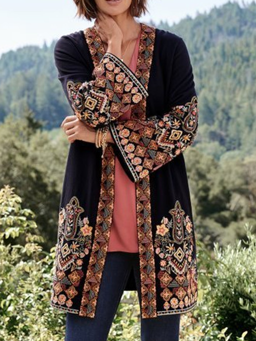 Women's Ethnic Regular Regular Fit Jacket