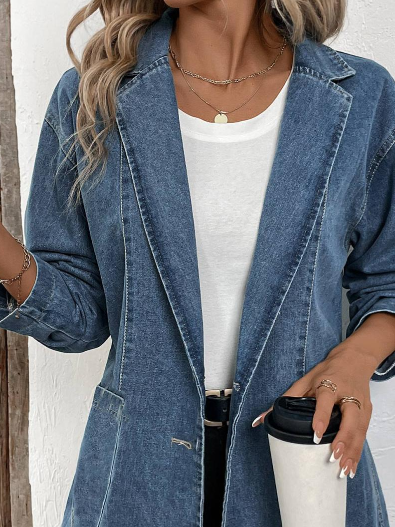 Women's Plain Thicken Loose Jacket