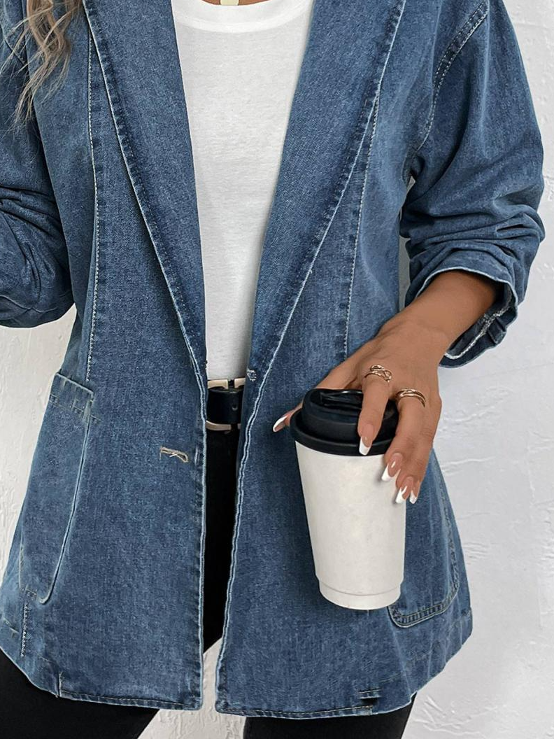 Women's Plain Thicken Loose Jacket