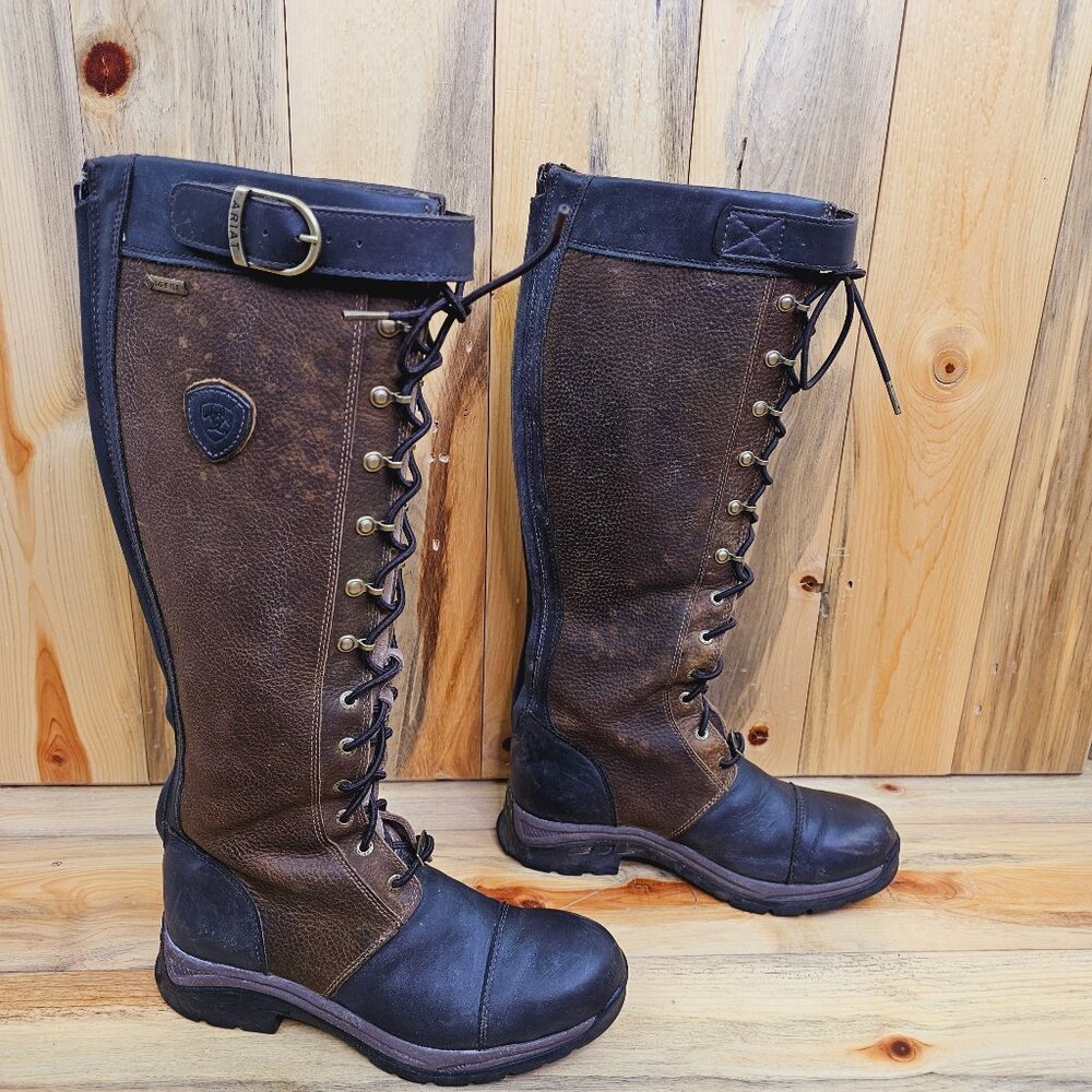 Vintage Plain Wearable Zipper Block Heel Combat Boots