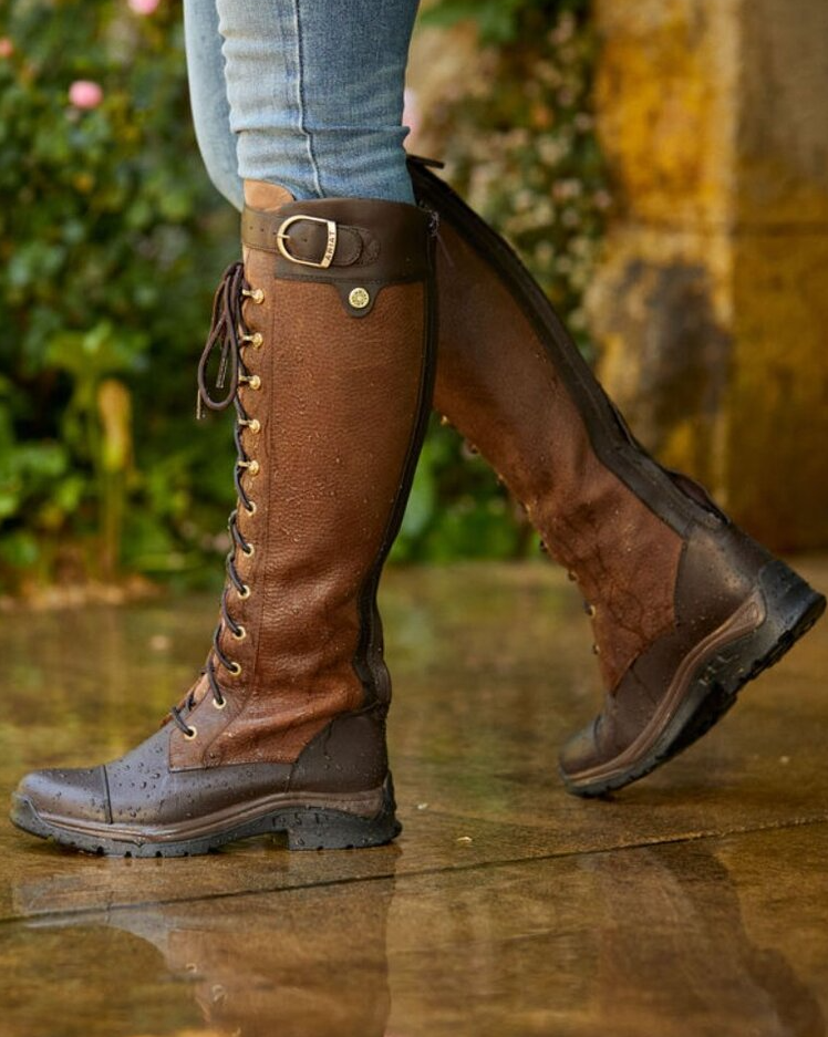 Vintage Plain Wearable Zipper Block Heel Combat Boots