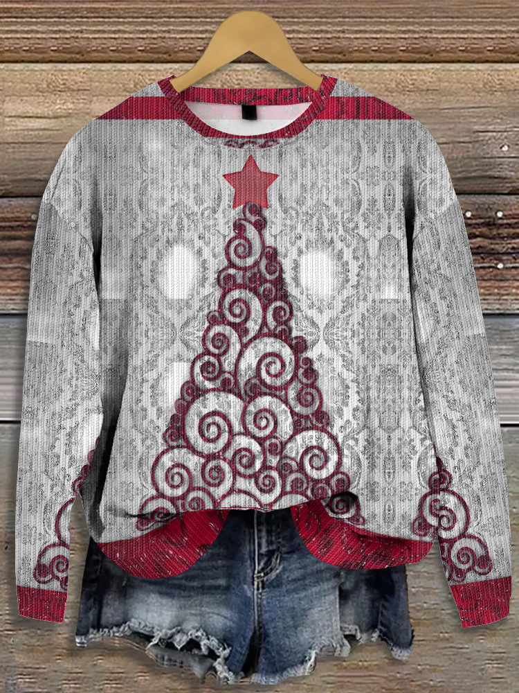 Casual Hoodie Christmas Sweatshirt Zipper