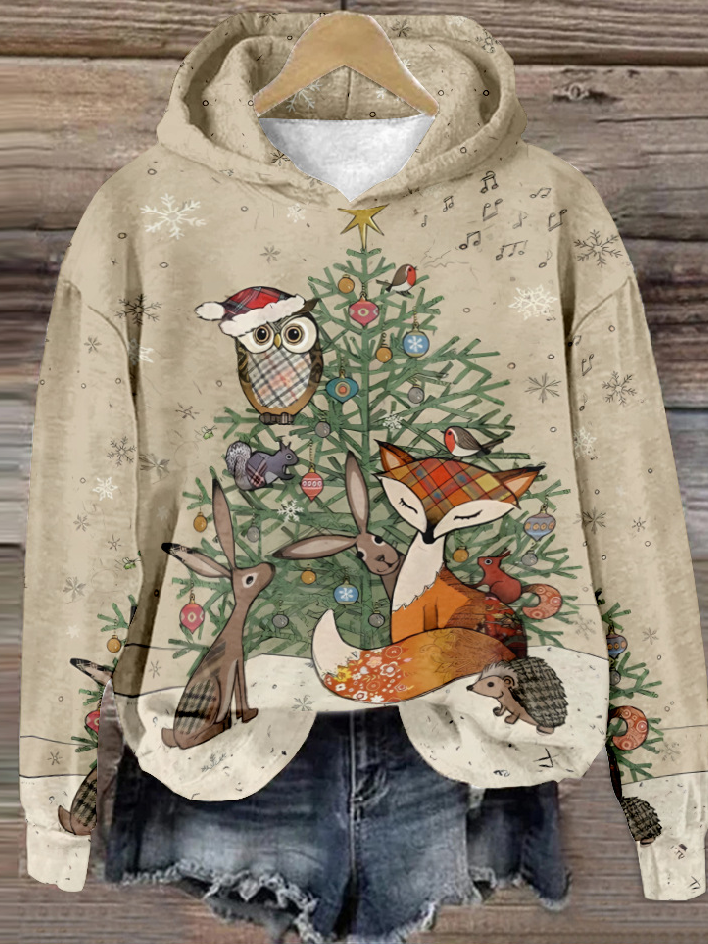 Casual Hoodie Christmas Sweatshirt