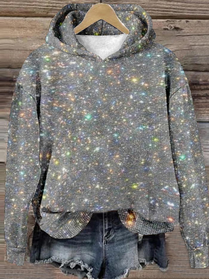 Casual Hoodie Abstract Sweatshirt