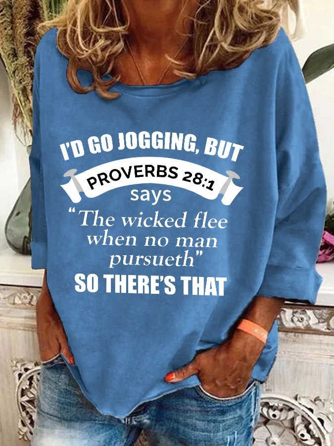 Casual Crew Neck Text Letters Sweatshirt