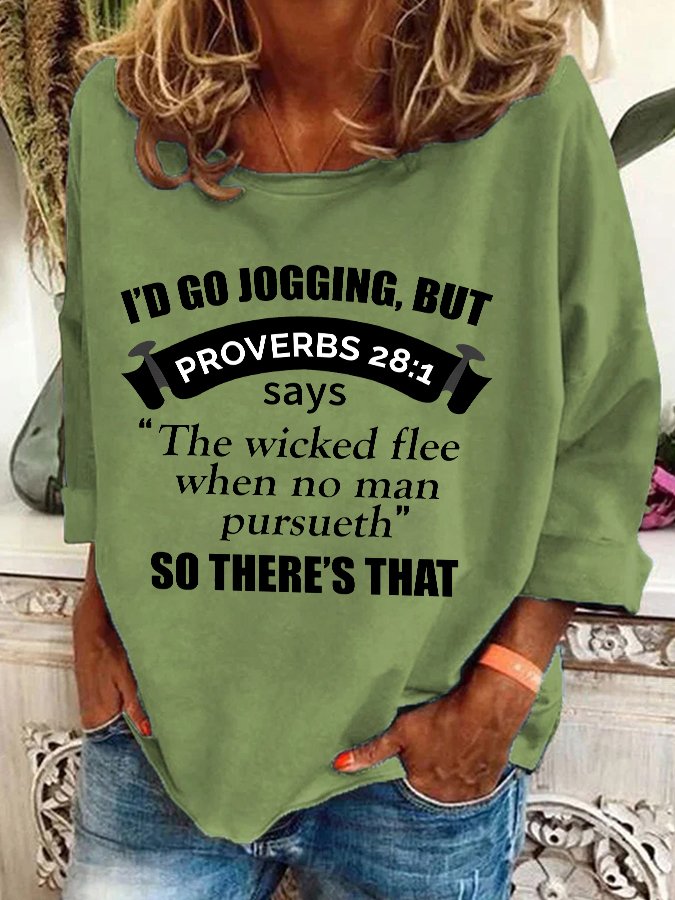 Casual Crew Neck Text Letters Sweatshirt