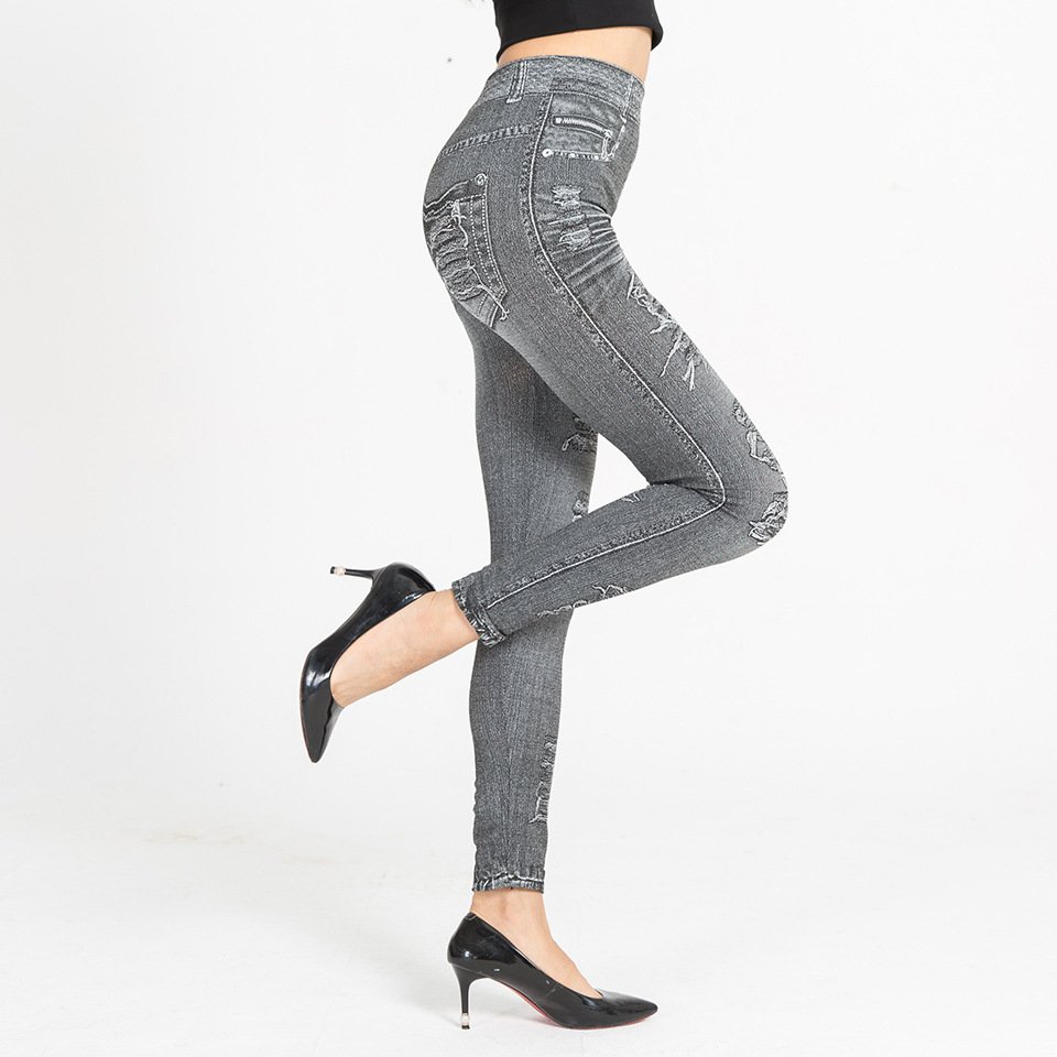 Casual Plain Ankle Pants Leggings