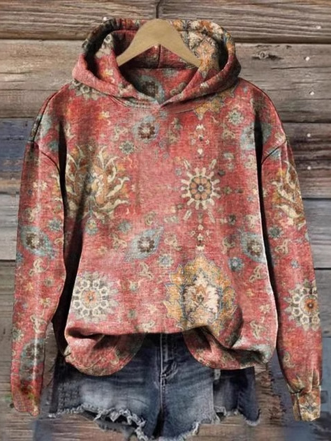 Casual Hoodie Ethnic Sweatshirt