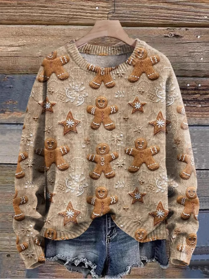 Casual Crew Neck Animal Sweatshirt