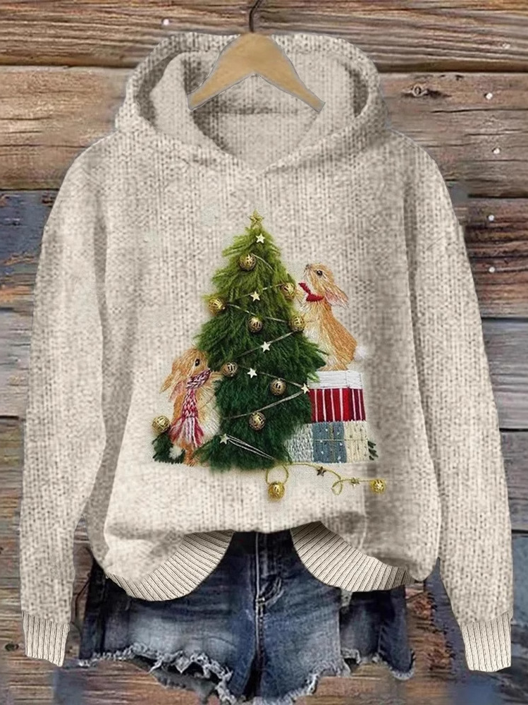 Casual Hoodie Christmas Sweatshirt