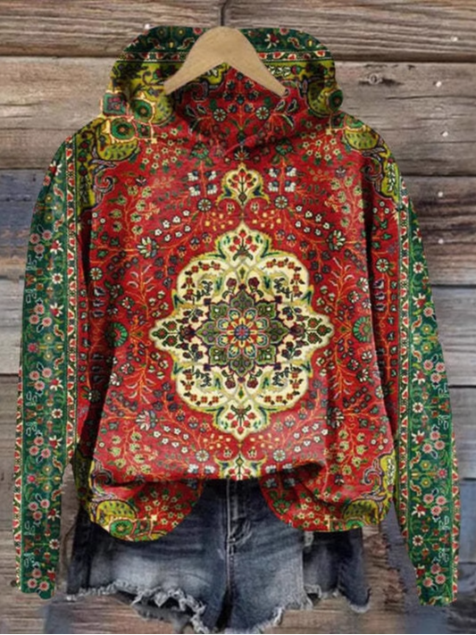 Casual Hoodie Ethnic Sweatshirt