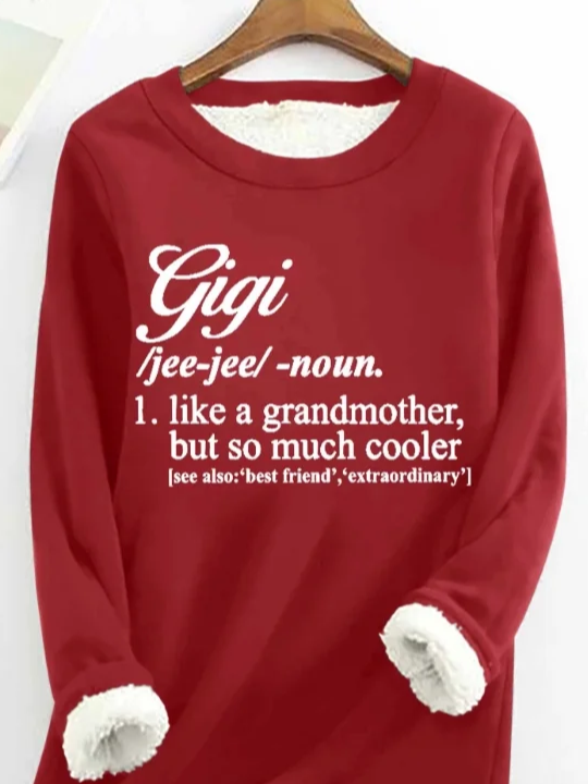 Casual Crew Neck Christmas Sweatshirt