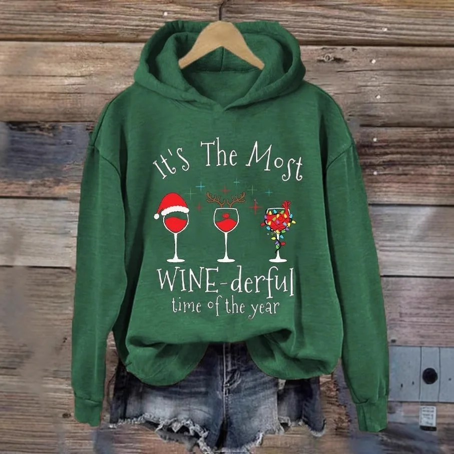 Casual Hoodie Floral Sweatshirt