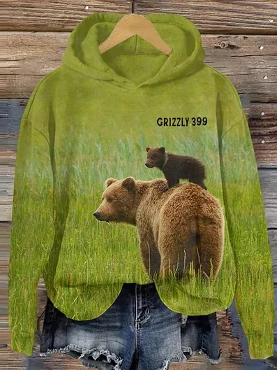 Casual Hoodie Animal Sweatshirt