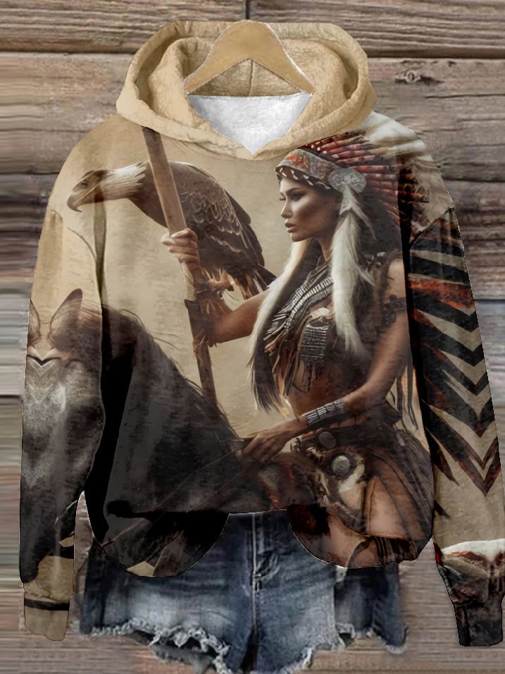 Casual Hoodie Ethnic Sweatshirt