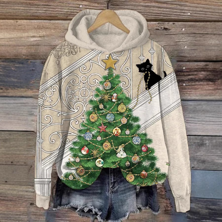 Casual Hoodie Christmas Sweatshirt