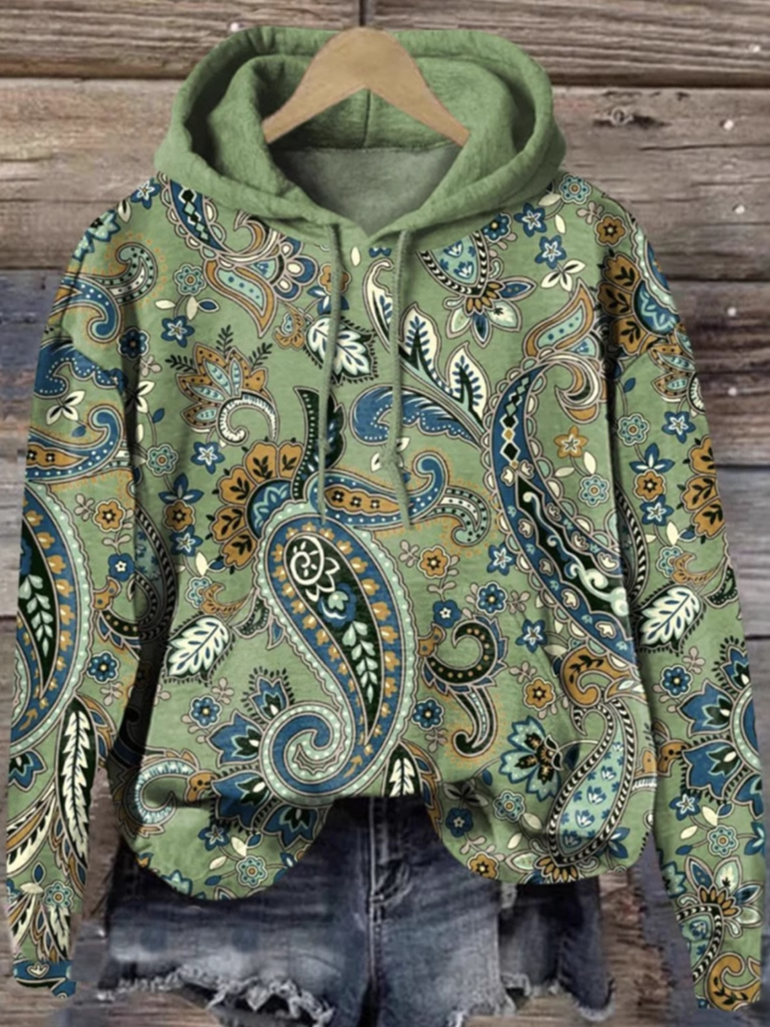 Casual Hoodie Ethnic Sweatshirt