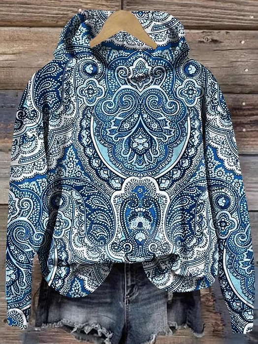 Casual Hoodie Ethnic Sweatshirt