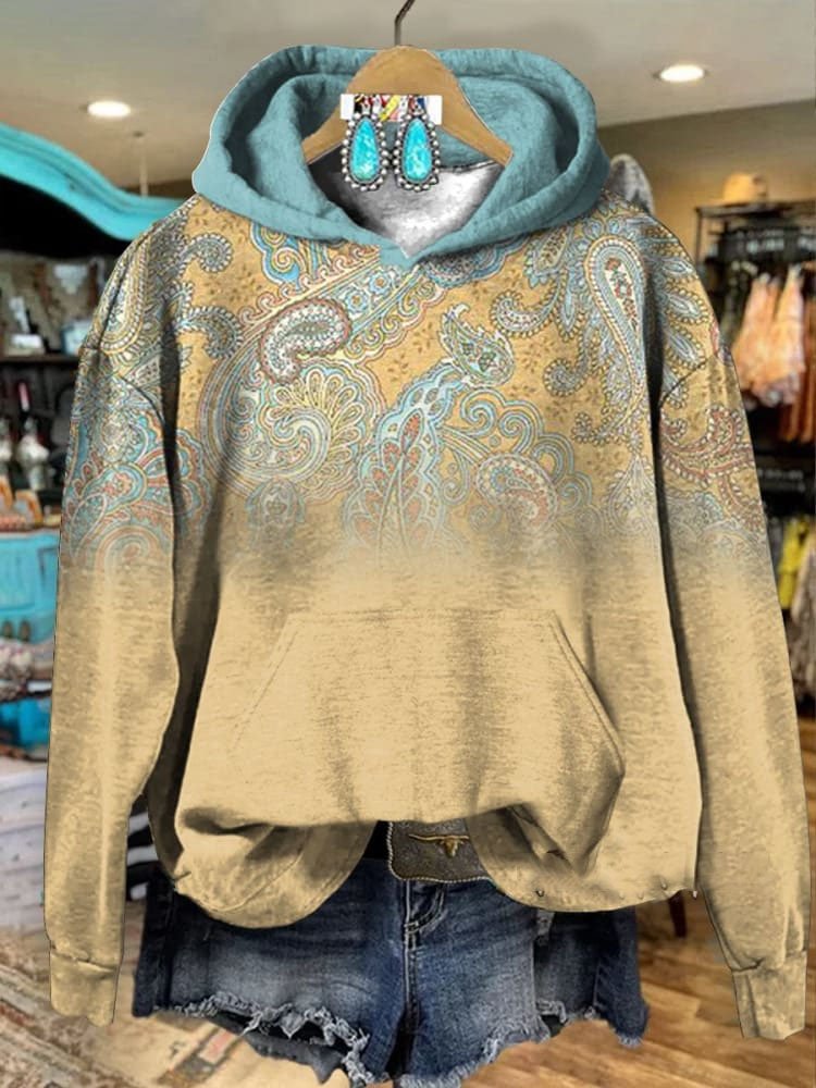 Casual Hoodie Ethnic Sweatshirt