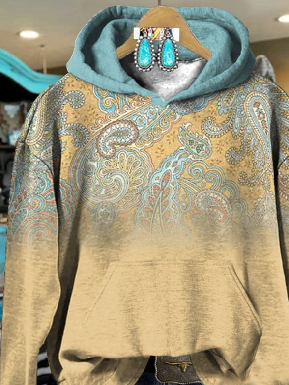 Casual Hoodie Ethnic Sweatshirt