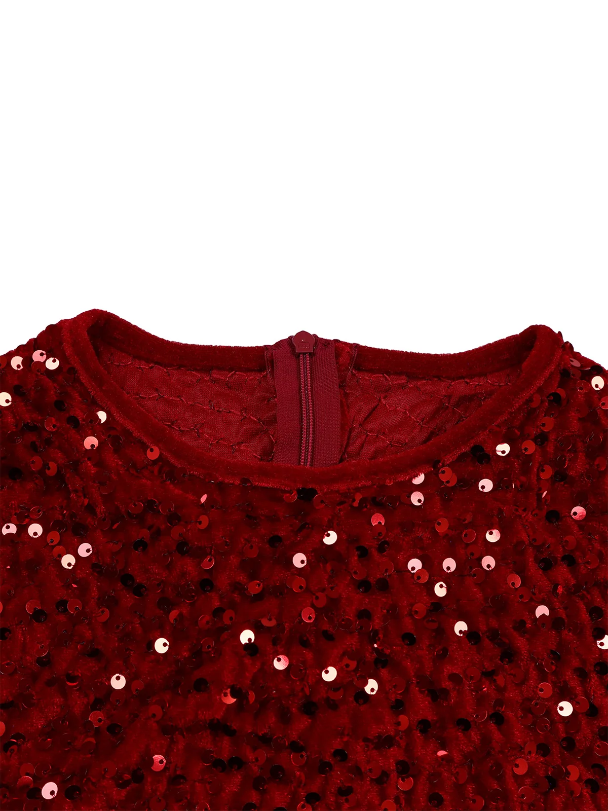 Women Geometric Spring/Fall Dress Crew Neck Long Sleeve A-Line Dress