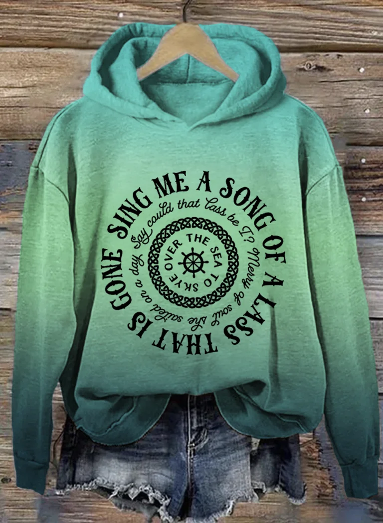 Casual Hoodie Text Letters Hoodie