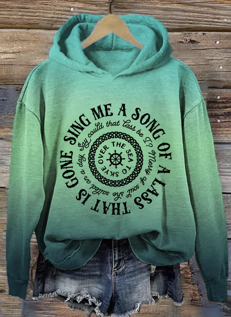 Casual Hoodie Text Letters Hoodie