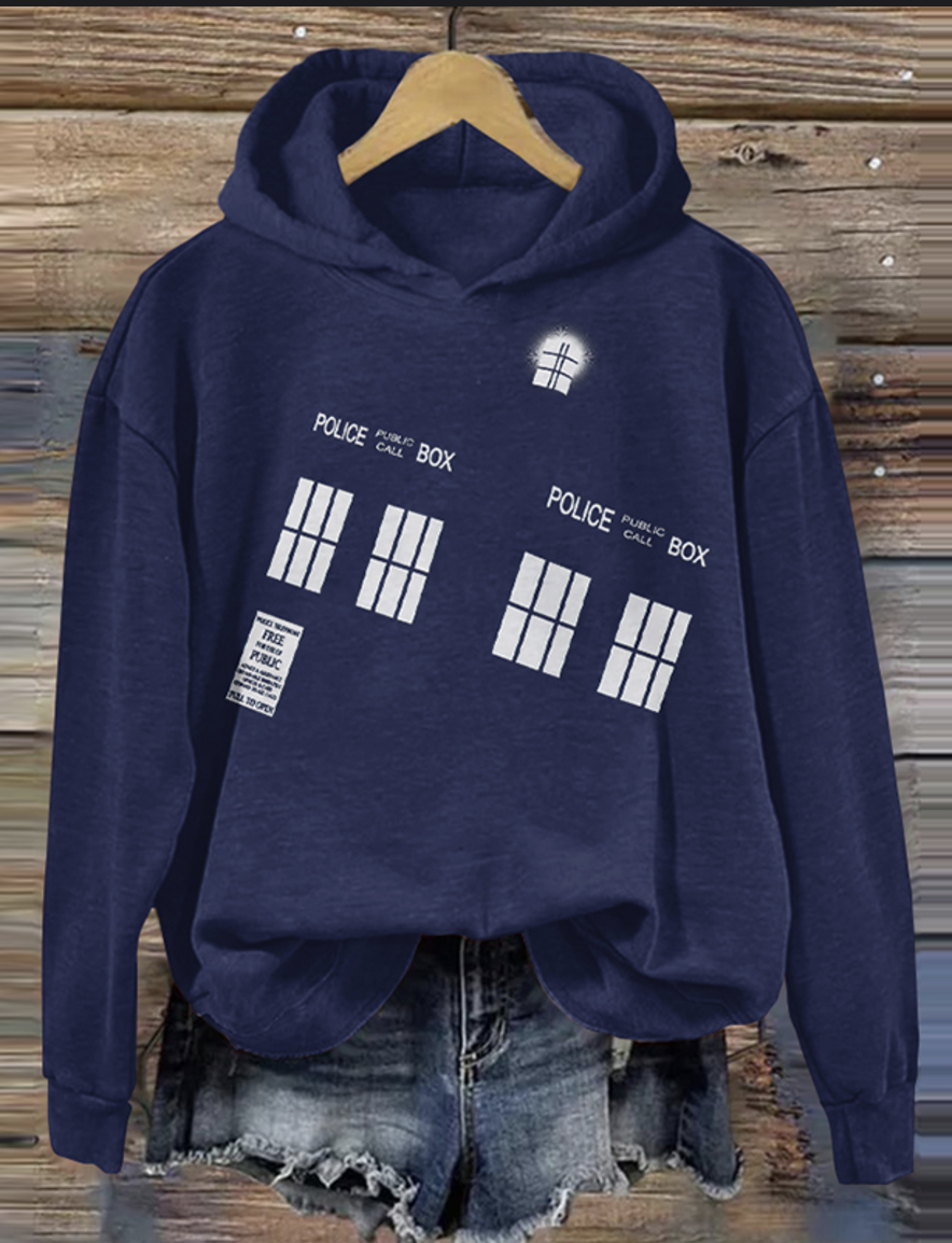 Casual Hoodie Text Letters Hoodie