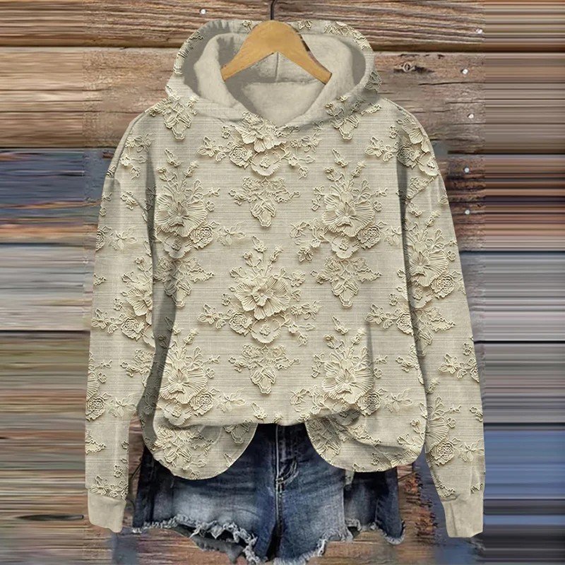 Vintage Hoodie 3D Printing Hoodie