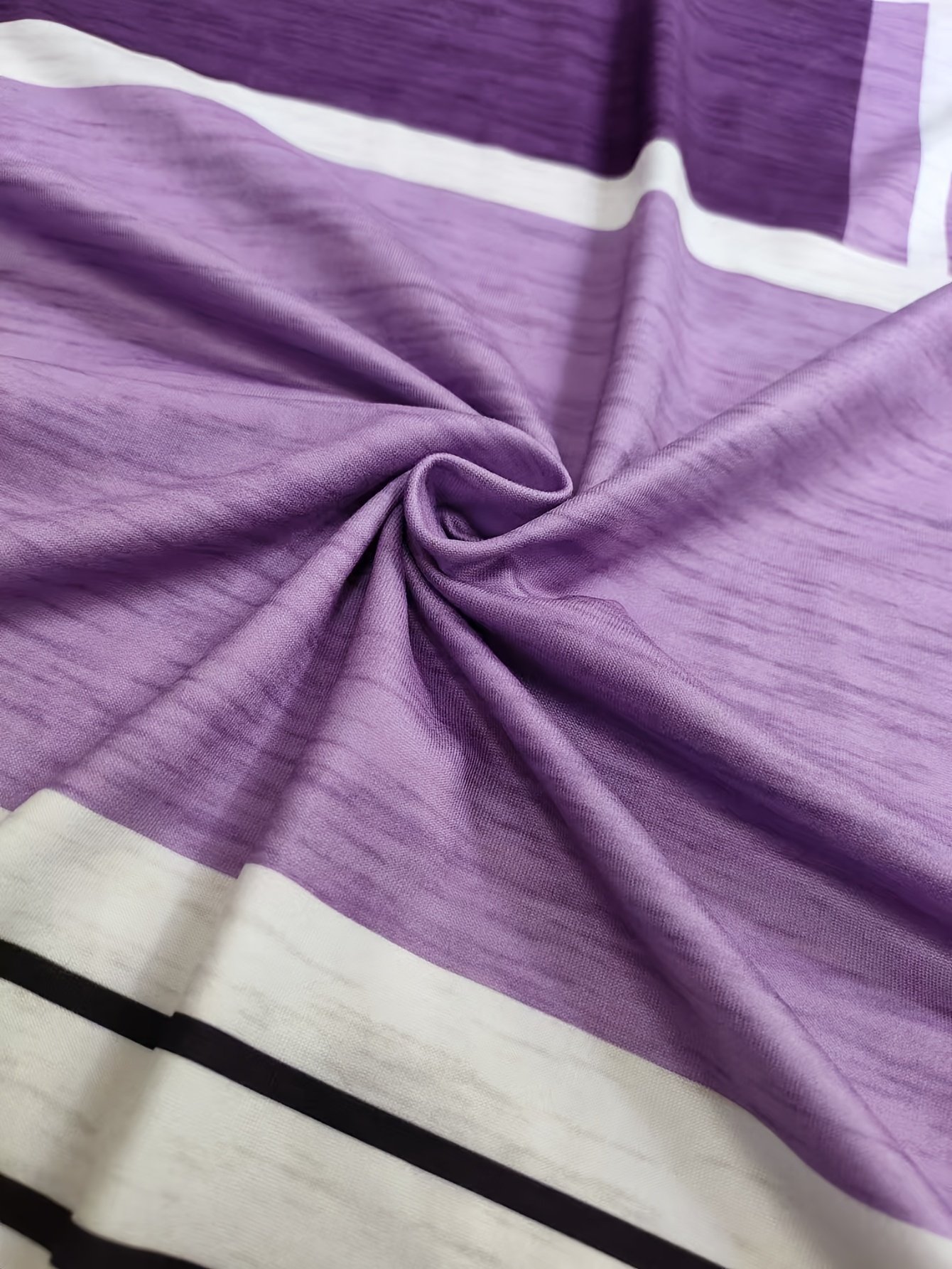 Women Geometric Two-Piece Set Daily Long Sleeve Casual Spring/Fall Top With Pants Matching Set