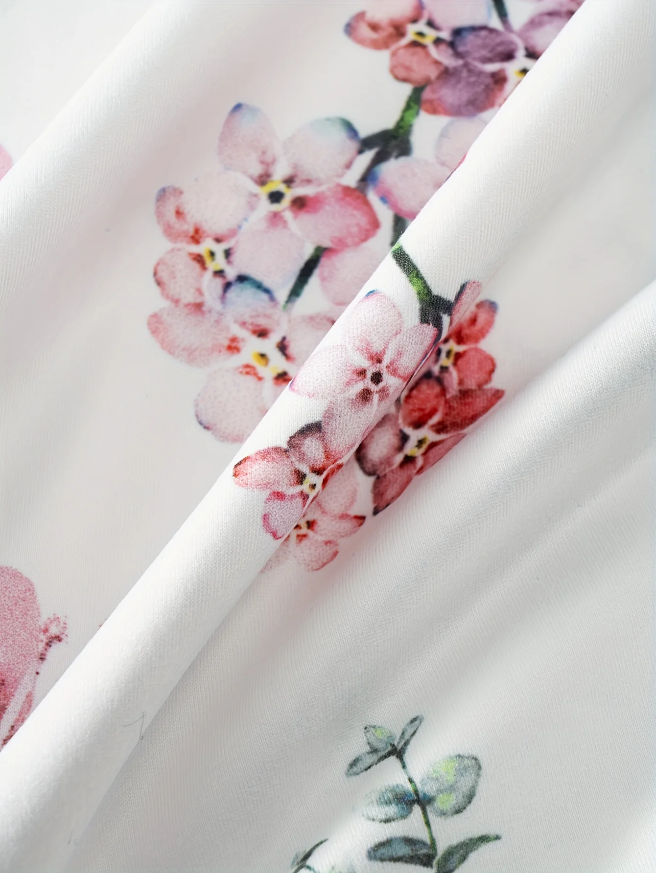 Women Floral Two-Piece Set Daily Long Sleeve Casual Spring/Fall Top With Pants Matching Set