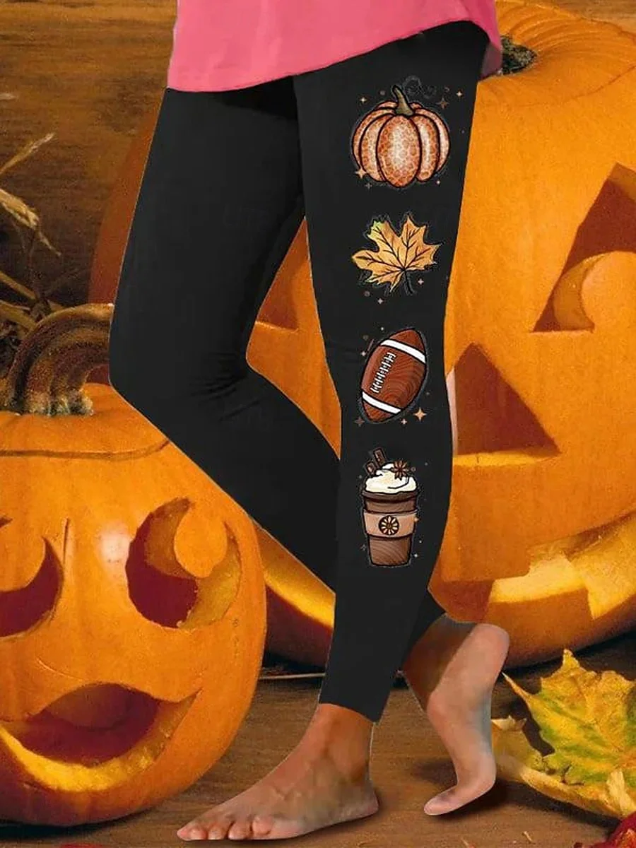 Women Halloween Vintage All Season Long Leggings