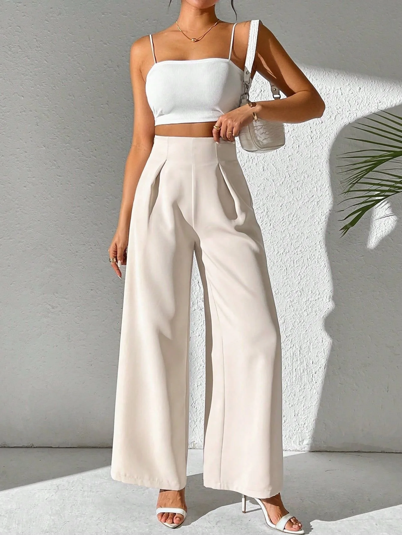 Women Plain Long Pants Casual Spring/Fall Trousers
