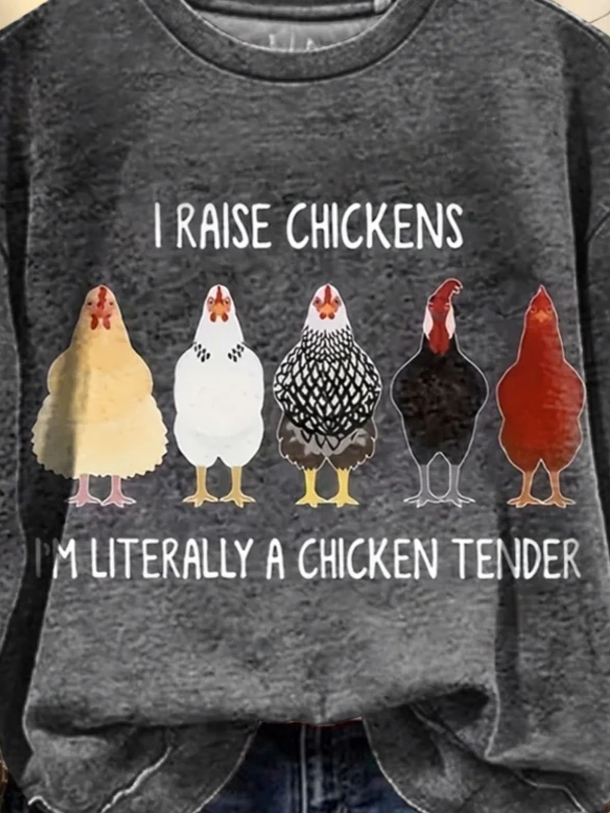 Casual Crew Neck Turkey Sweatshirt
