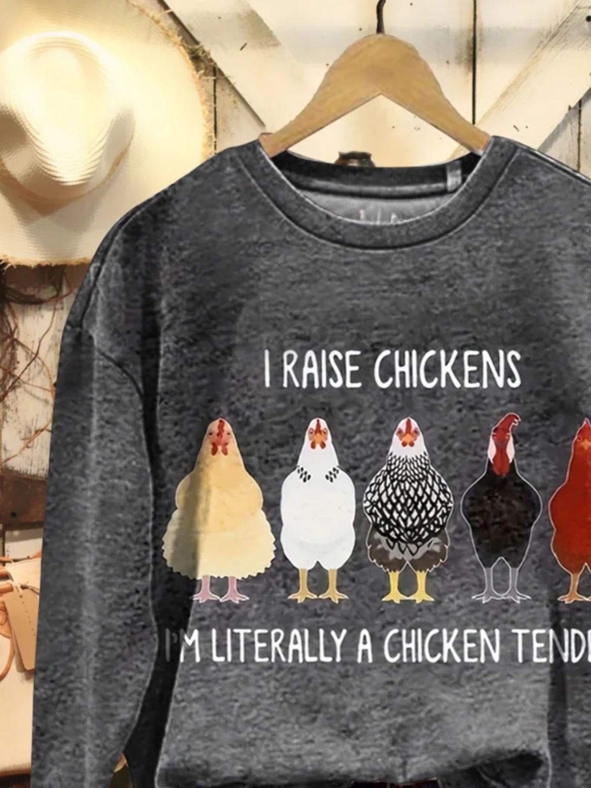 Casual Crew Neck Turkey Sweatshirt