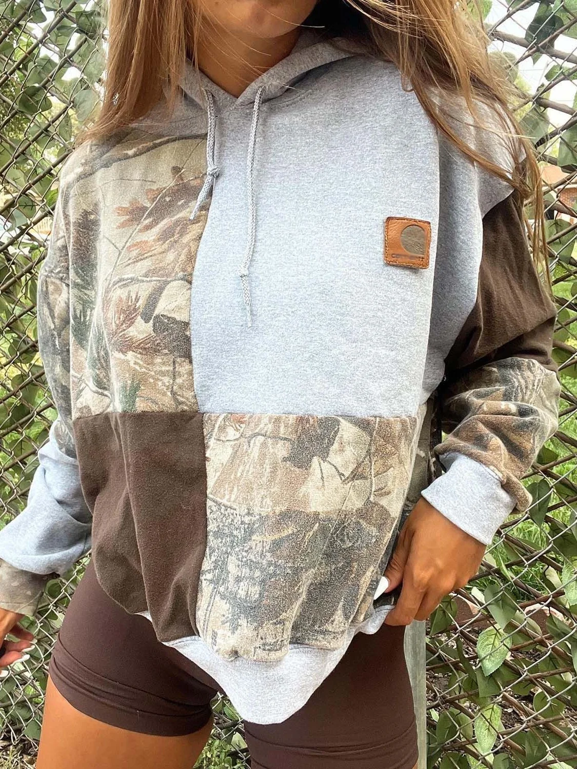 Vintage Hoodie Geometric Sweatshirt Printing